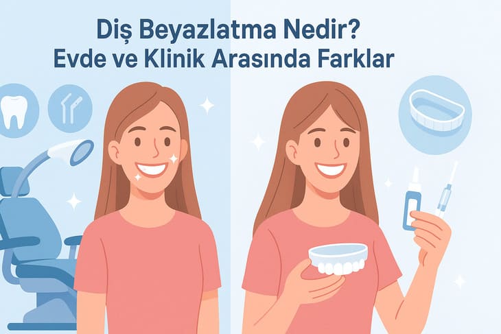 Diş Beyazlatma Nedir? Evde ve Klinik Arasında Farklar